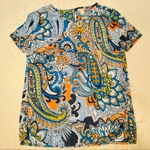 J . Crew Multicolored top